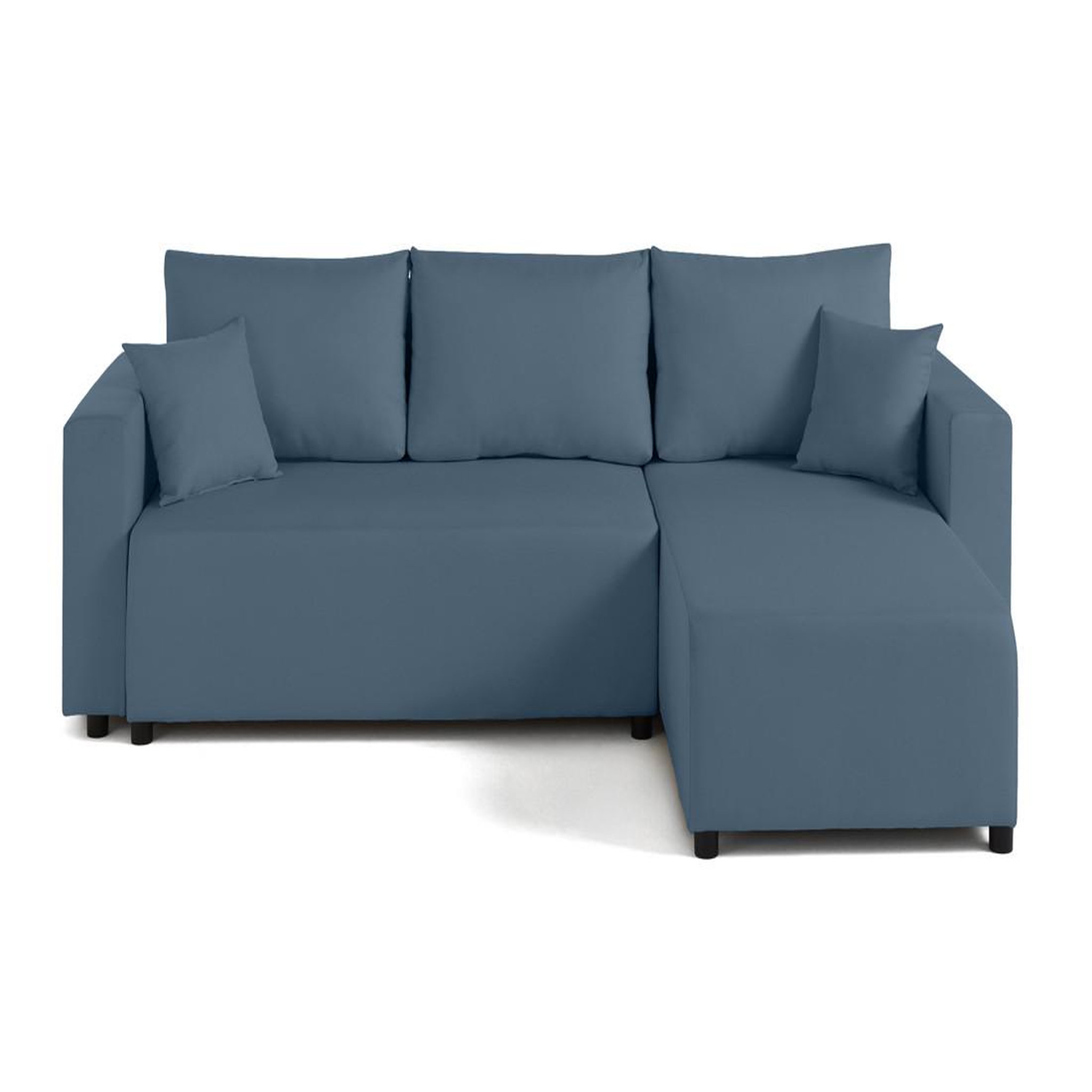Voir la diapositive 1 : BEST MOBILIER Regala - canapé d'angle réversible - 4 places - convertible avec coffre - en tissu