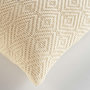 Voir la diapositive 3 : Paris Prix Housse de Coussin Jacquard  Sylvia  40x40cm Naturel
