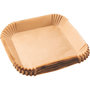 Voir la diapositive 1 : ESSENTIEL B Papier Lot de 100 Feuilles Carrées Jetables Antiadhésif - Anti-salissure pour AirFryer et Four