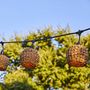 Voir la diapositive 2 : Lumisky Guirlande lumineuse raccordable PINE Marron Poly rotin 6m