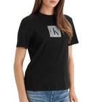 CALVIN KLEIN JEANS T-Shirt Noir Femme Calvin Klein Jeans Monog. Coloris disponibles : Noir