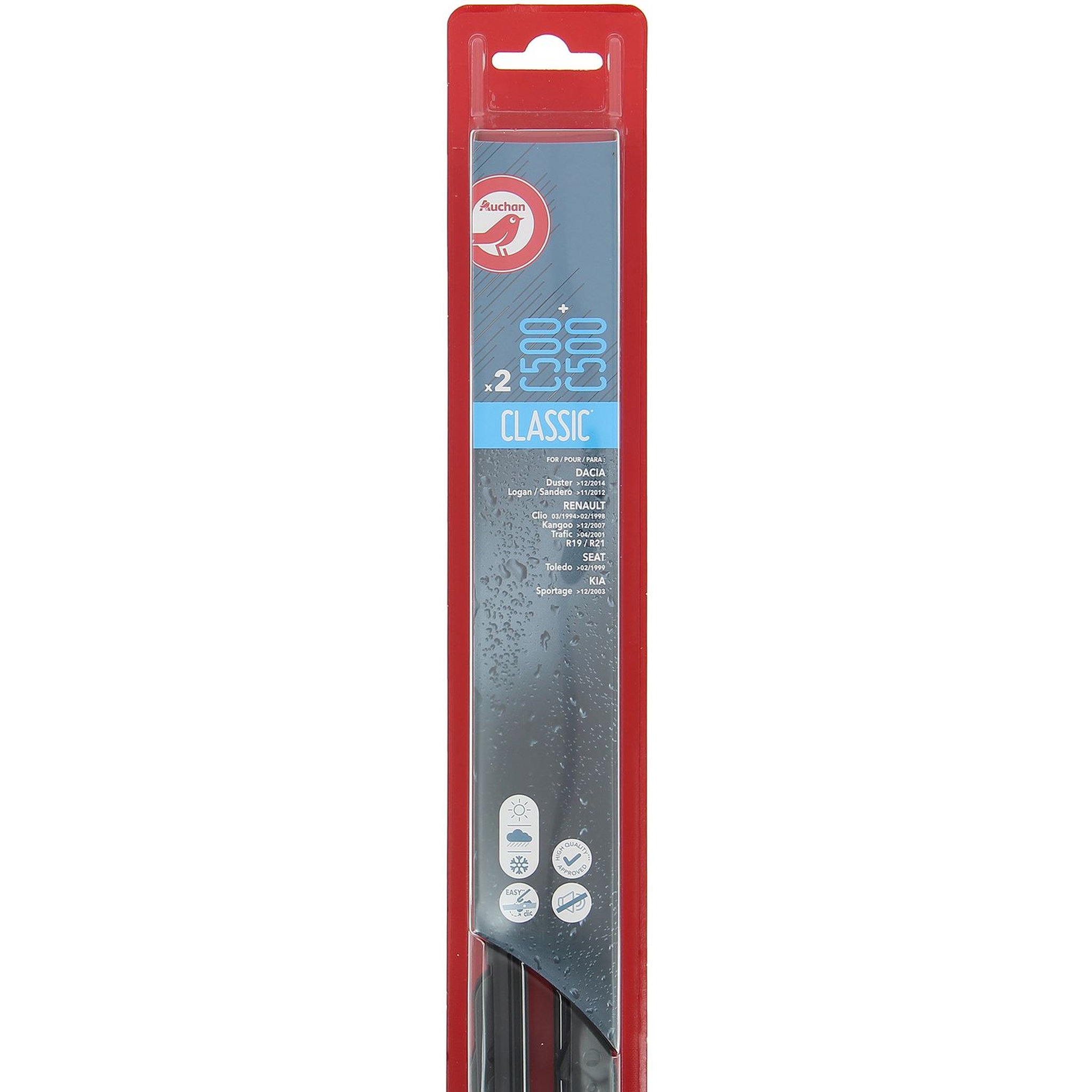 AUCHAN Kit balai d'essuie-glace BEGG510 51CM