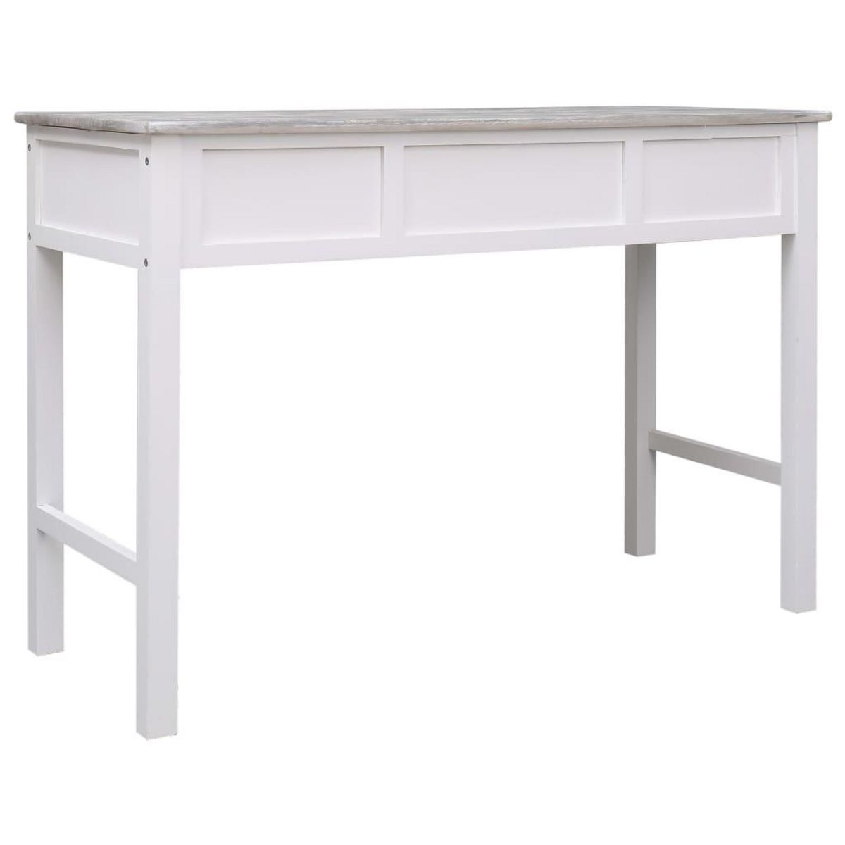 VIDAXL Bureau Gris 110x45x76 cm Bois