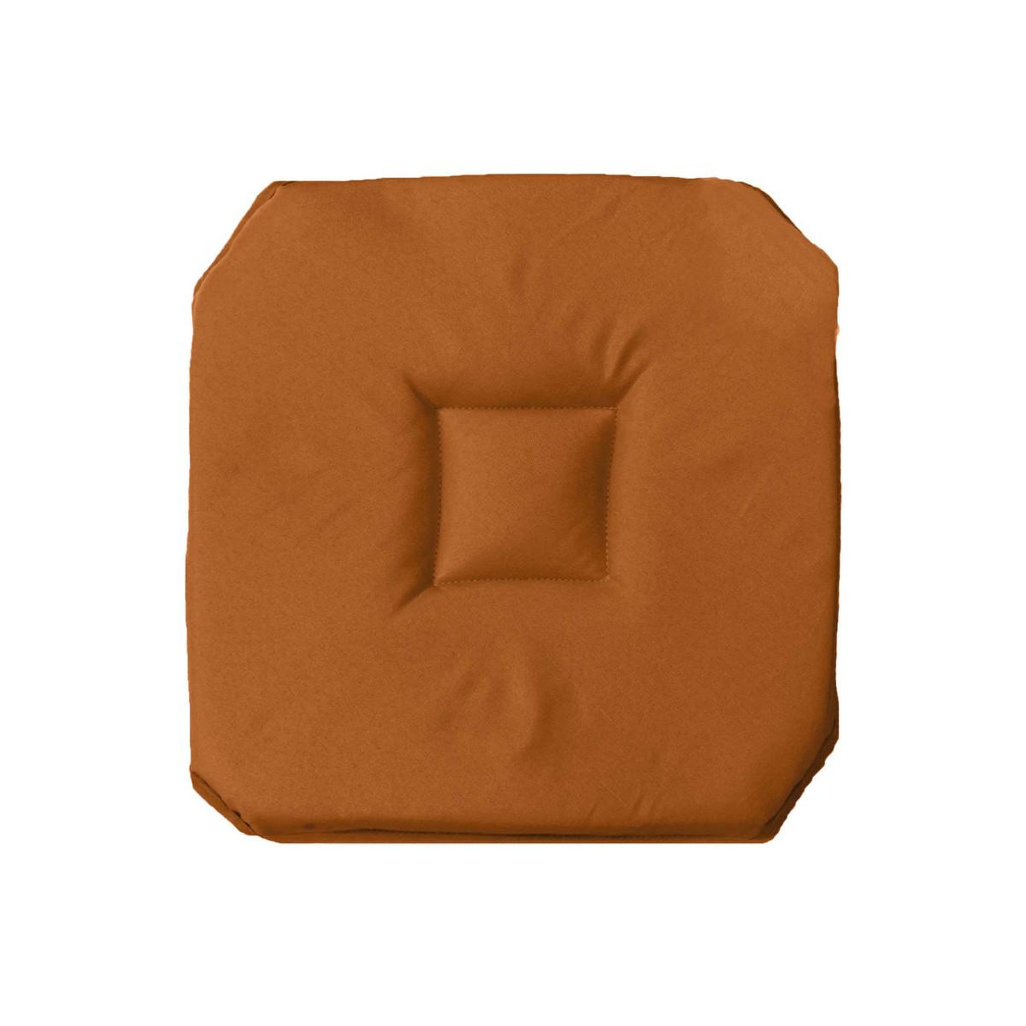 Voir la diapositive 2 : Douceur d'Intérieur Galette de chaise  essentiel  40x40cm camel