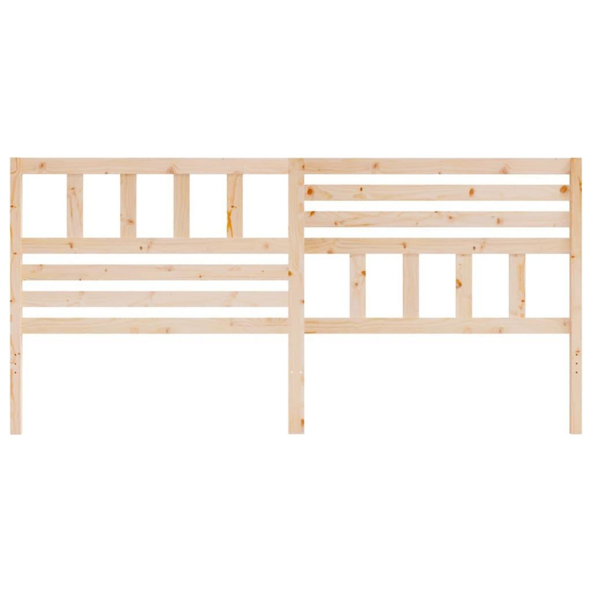VIDAXL Tete de lit 186x4x100 cm Bois massif de pin