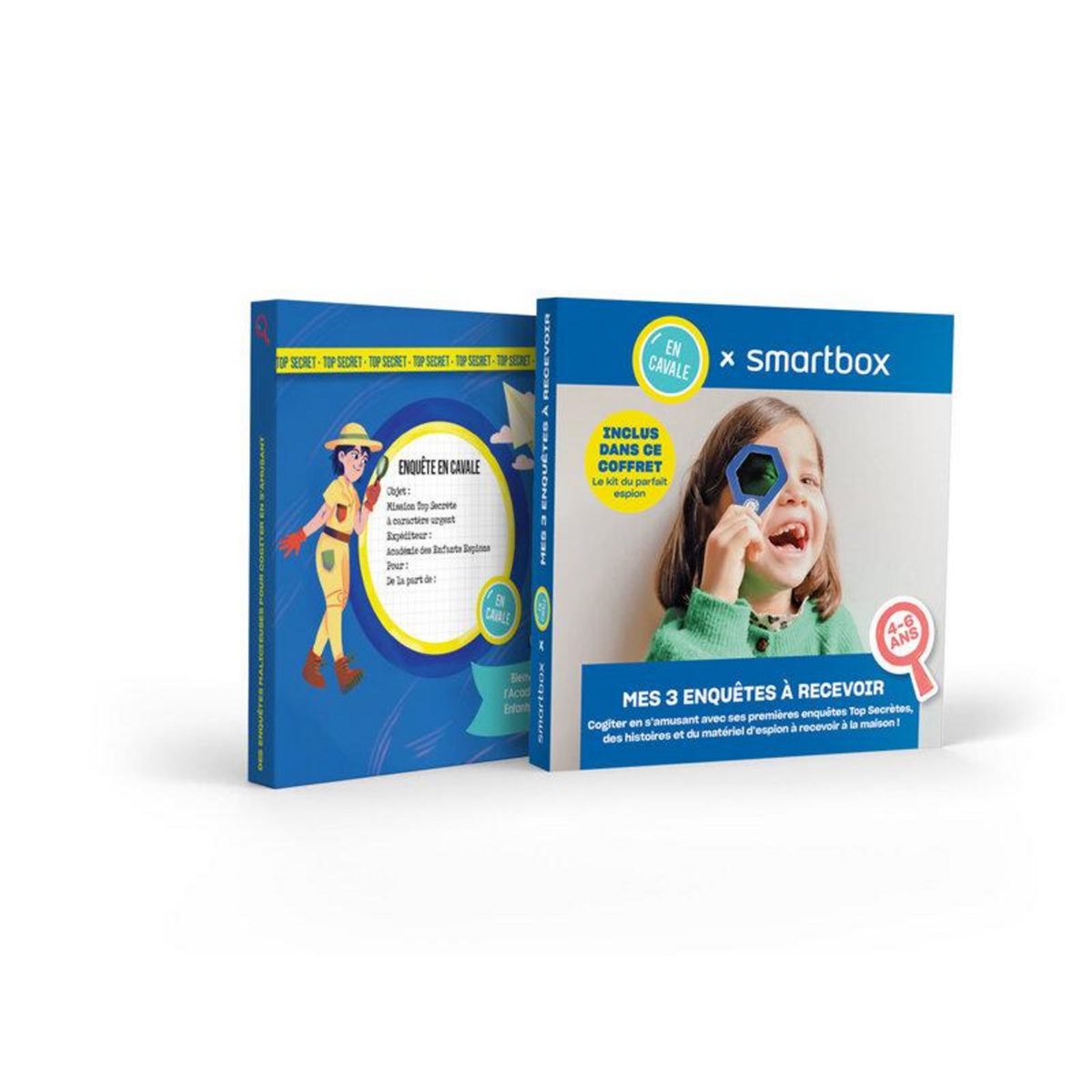 Smartbox 3 enquêtes pour un enfant de 4 à 6 ans à recevoir à la maison - Coffret Cadeau Multi-thèmes