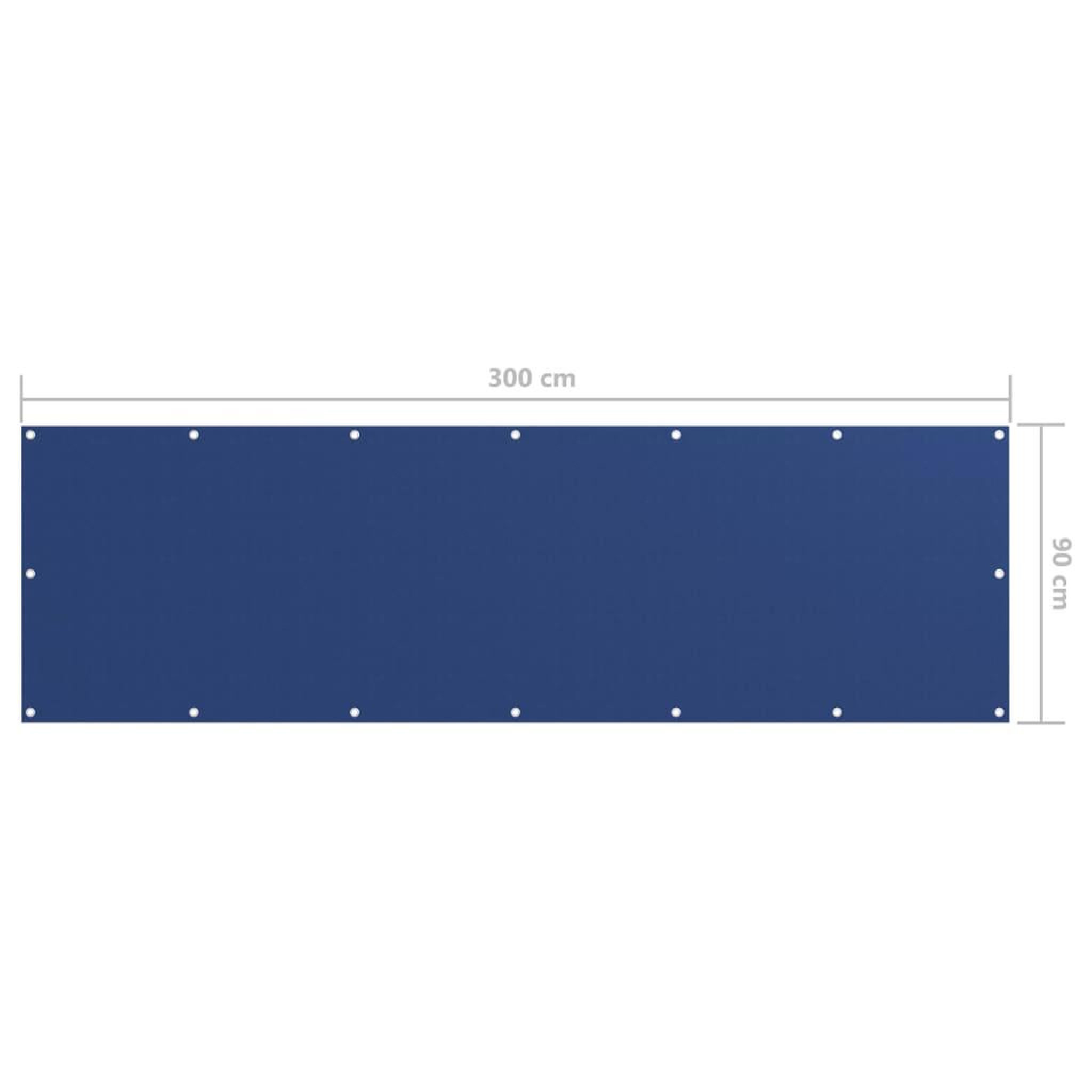 Voir la diapositive 6 : VIDAXL Ecran de balcon Bleu 90x300 cm Tissu Oxford