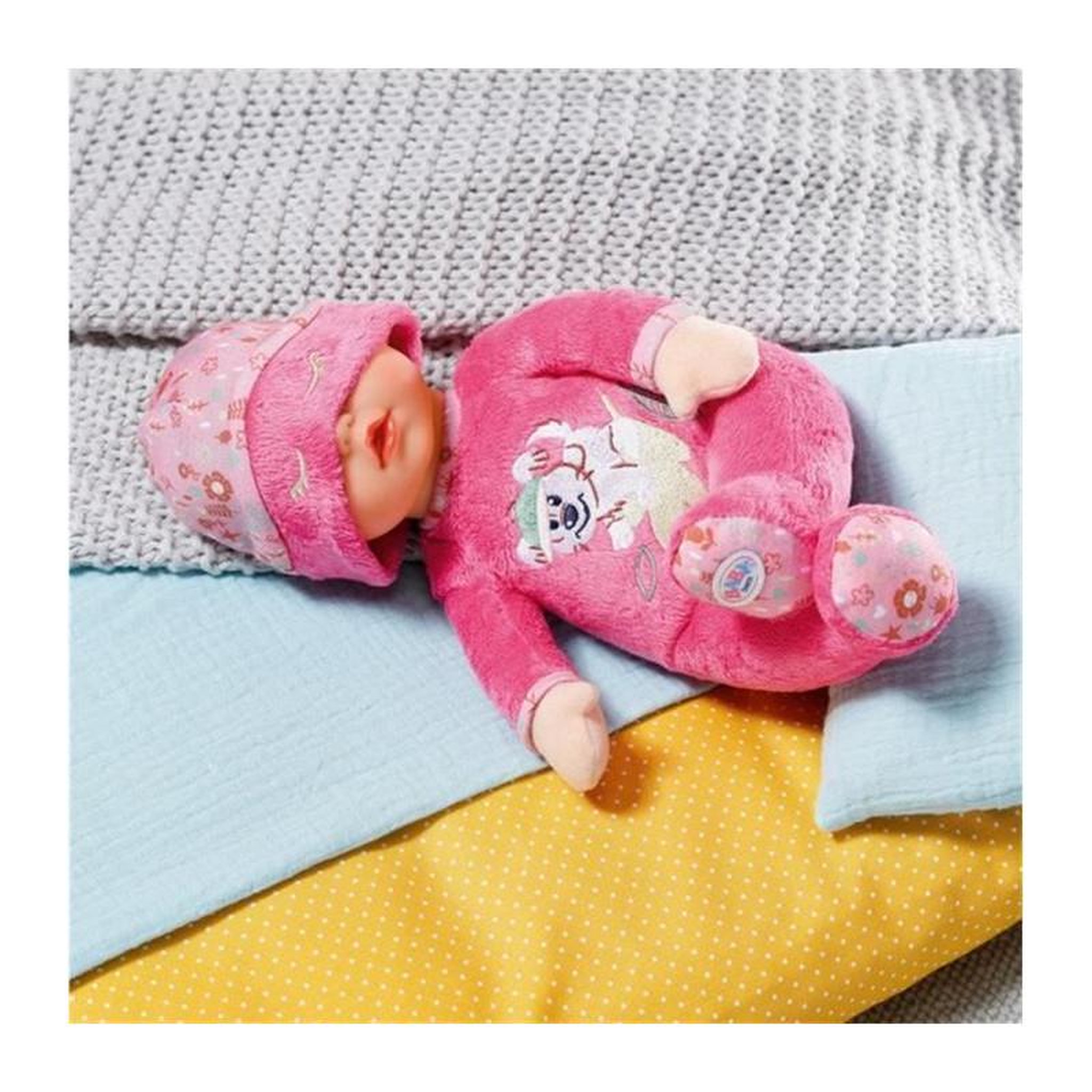 Voir la diapositive 3 : NEW BORN BABY Baby Born - Sleepy - Poupée douce avec hochet intégré - Rose - 30cm - Des 3 ans