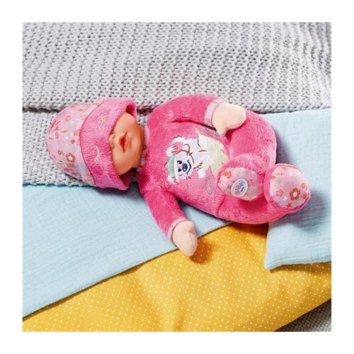 NEW BORN BABY Baby Born - Sleepy - Poupée douce avec hochet intégré - Rose - 30cm - Des 3 ans