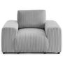 Voir la diapositive 6 : LISA DESIGN Garance - fauteuil en velours côtelé grosses côtes