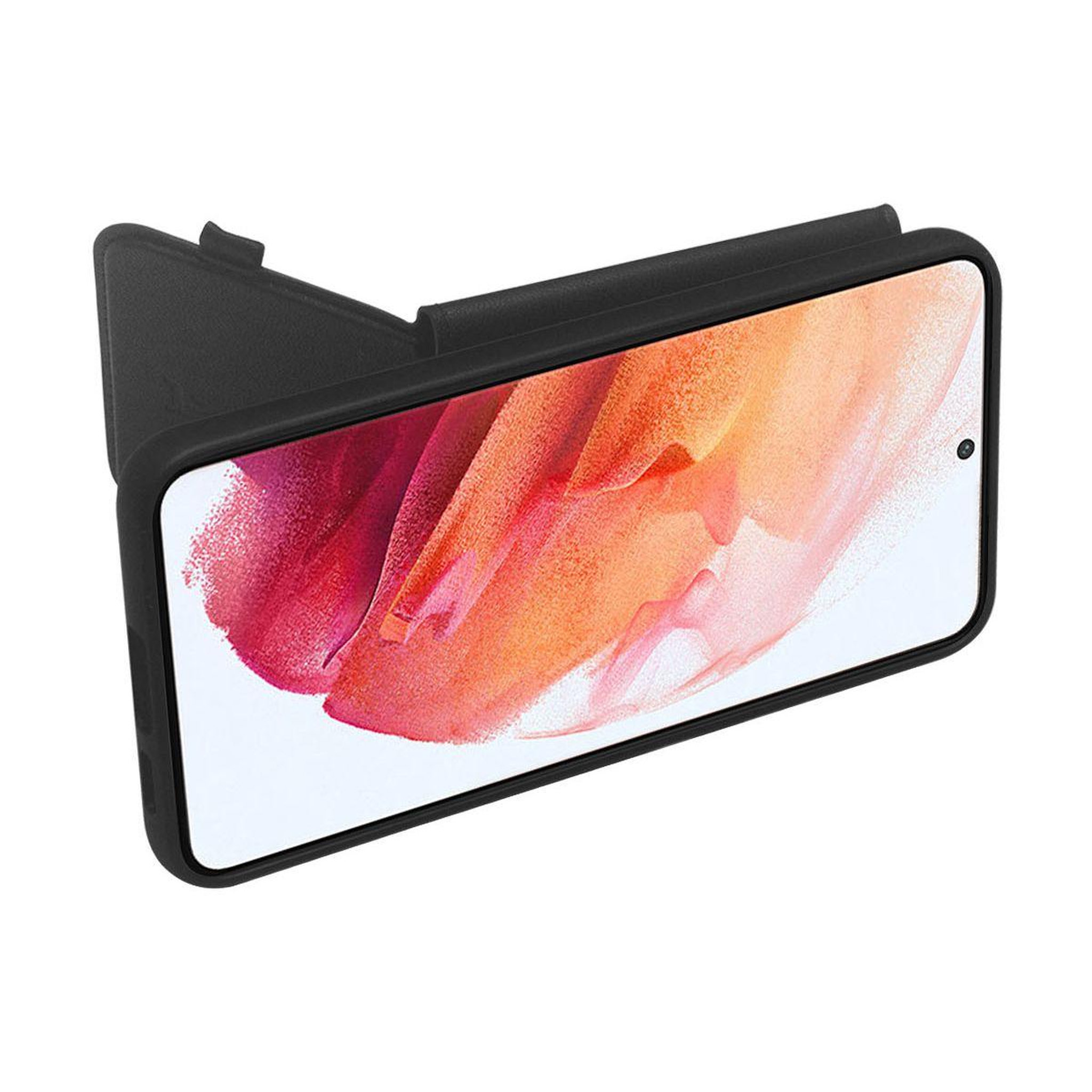 Voir la diapositive 5 : ADEQWAT Etui samsung s23 cuir noir