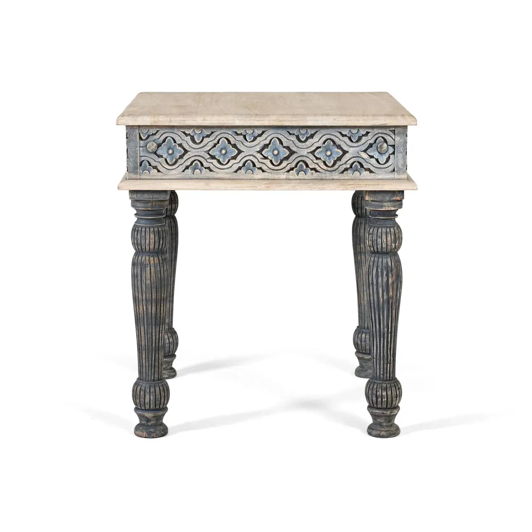 GINER Y COLOMER SL Table basse en bois de manguier 60 cm style méditerranéen moderne