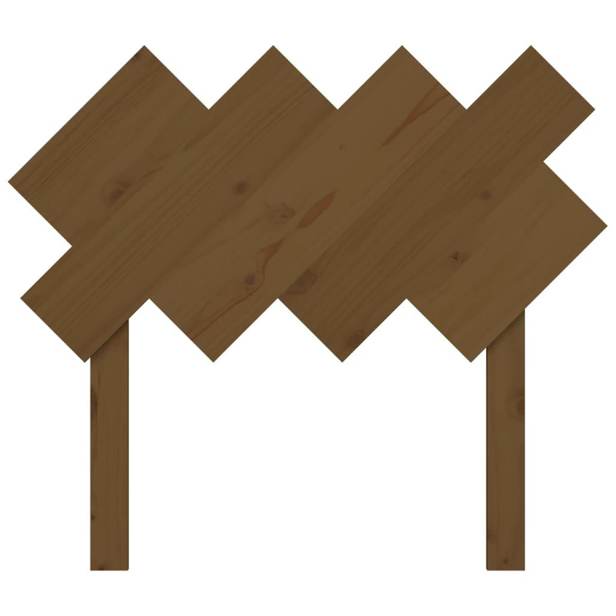 Voir la diapositive 4 : VIDAXL Tete de lit Marron miel 92x3x81 cm Bois massif de pin