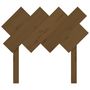 Voir la diapositive 4 : VIDAXL Tete de lit Marron miel 92x3x81 cm Bois massif de pin