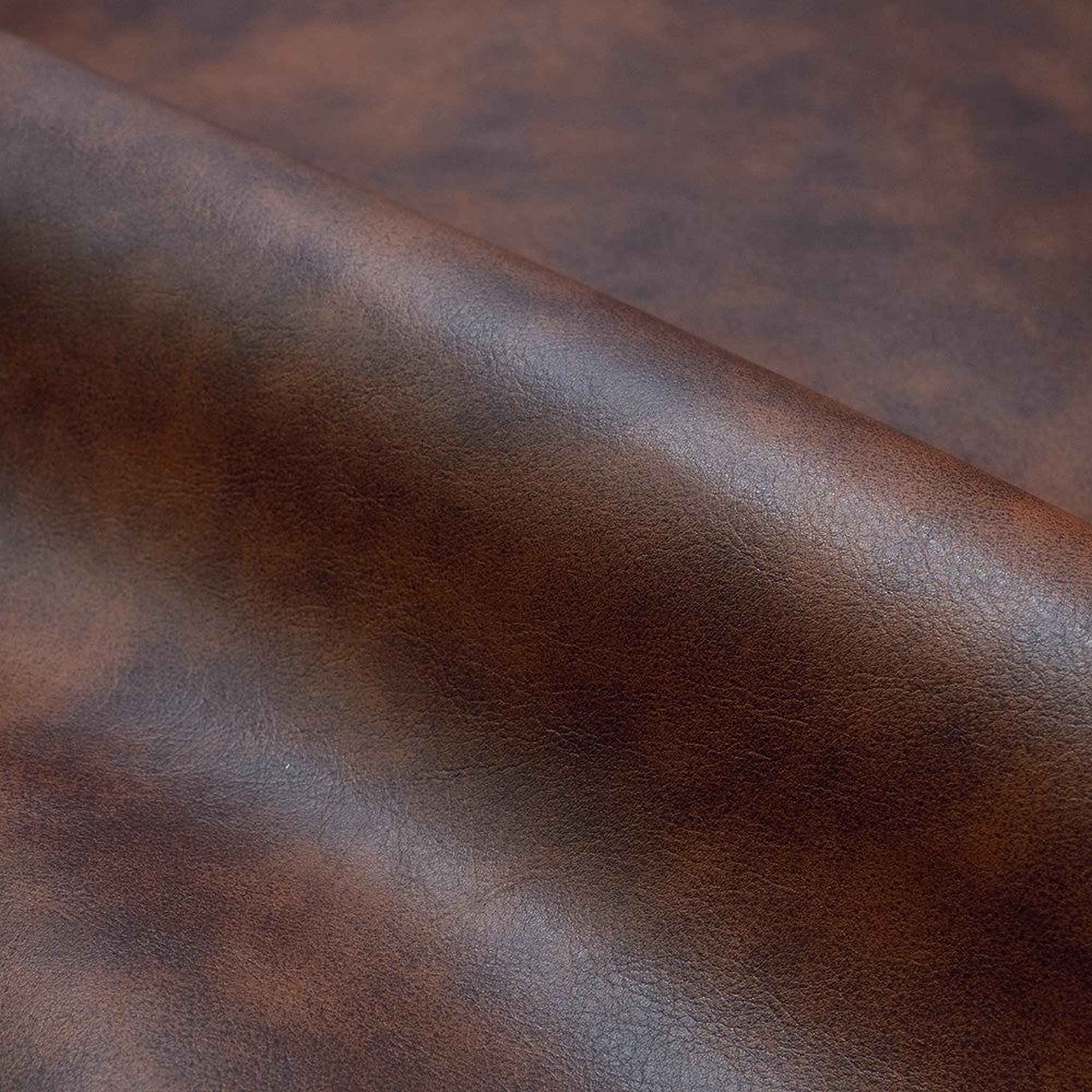 Voir la diapositive 3 : MAISON PAVANE Lot de 2 chaises de bar 75 cm en cuir synthétique marron-henrik