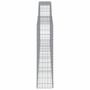 Voir la diapositive 5 : VIDAXL Paniers a gabions arques 10 pcs 400x30x120/140 cm Fer galvanise