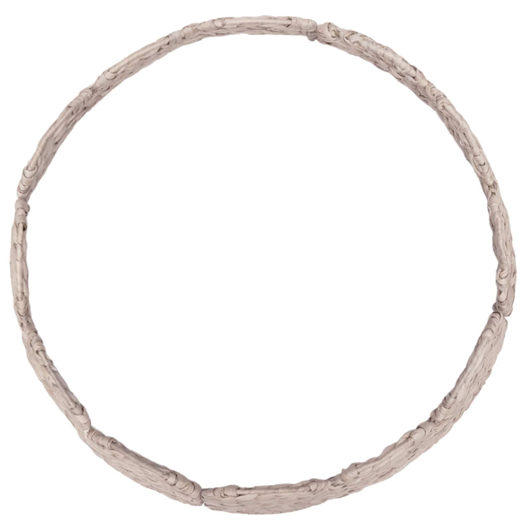 Voir la diapositive 5 : VIDAXL Collier de sapin de Noël Rond Blanc Diam. 90 x 28 cm