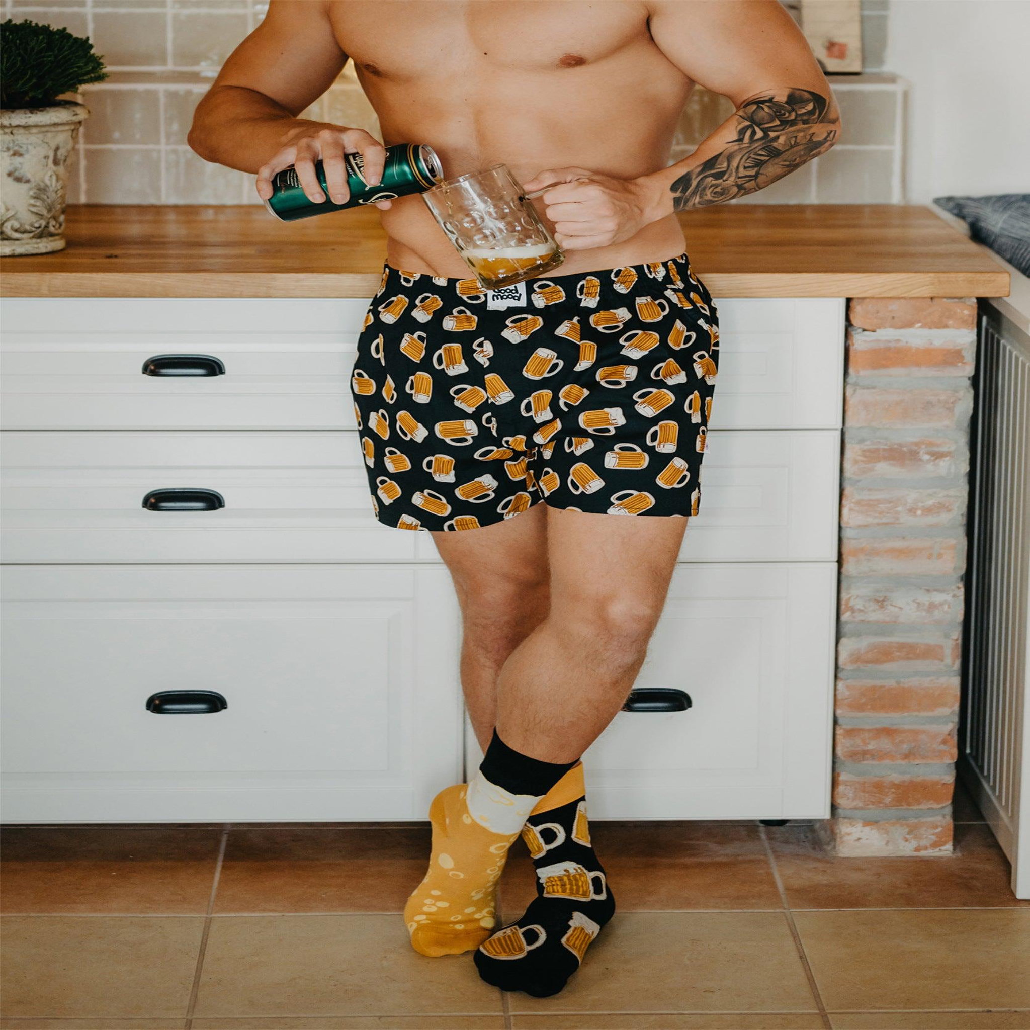 Voir la diapositive 4 : DEDOLES Chaussettes bière pression