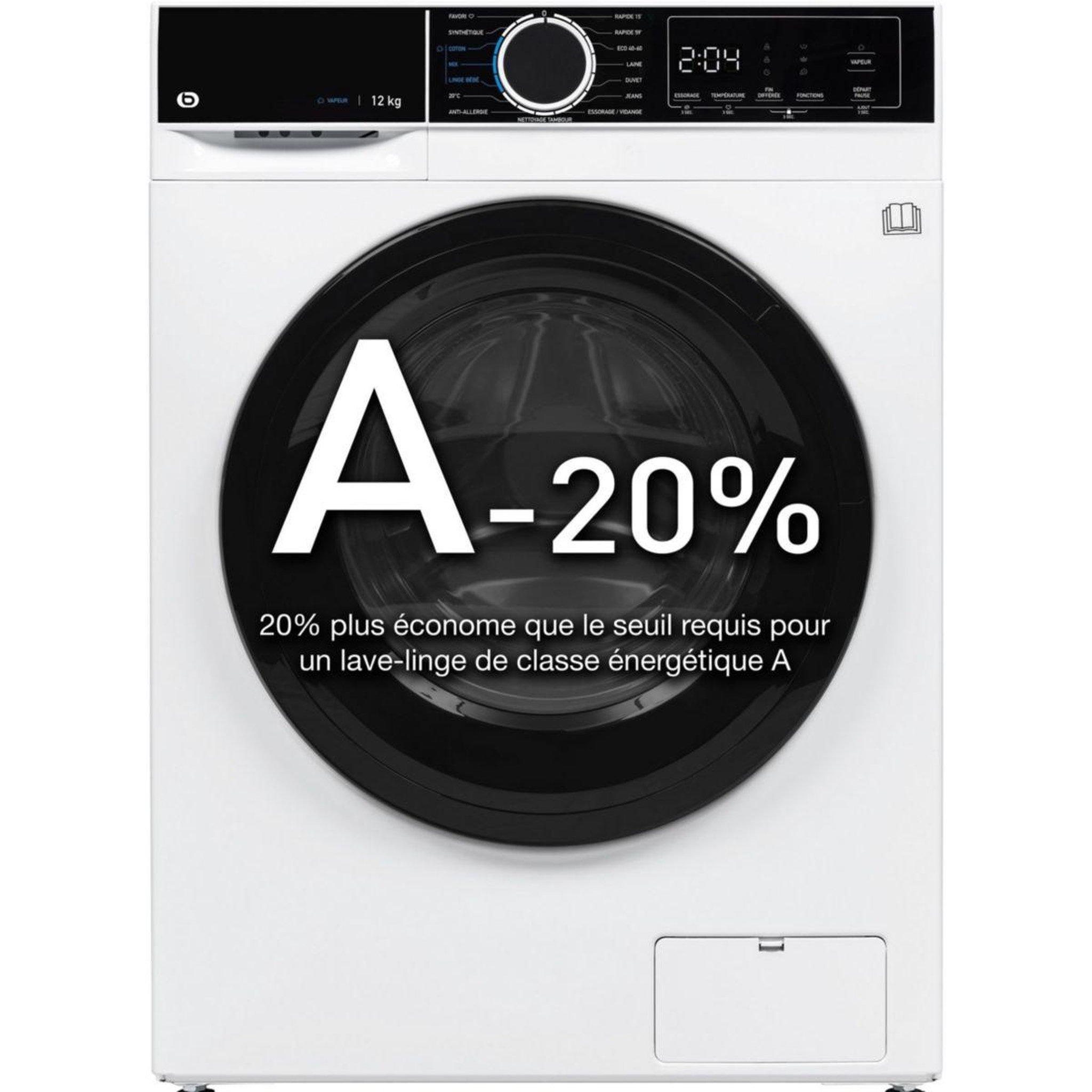 ESSENTIEL B Lave linge hublot elf1214-3b