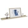 Voir la diapositive 3 : VIDAXL Etageres murales 2 pcs blanc et chene sonoma 80x9x3 cm