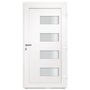 Voir la diapositive 4 : VIDAXL Porte d'entree Aluminium et PVC Anthracite 110x210 cm