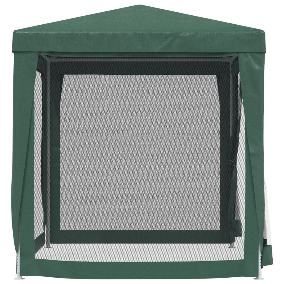 VIDAXL Tente de fete avec 4 parois laterales en maille Vert 2x2 m PEHD