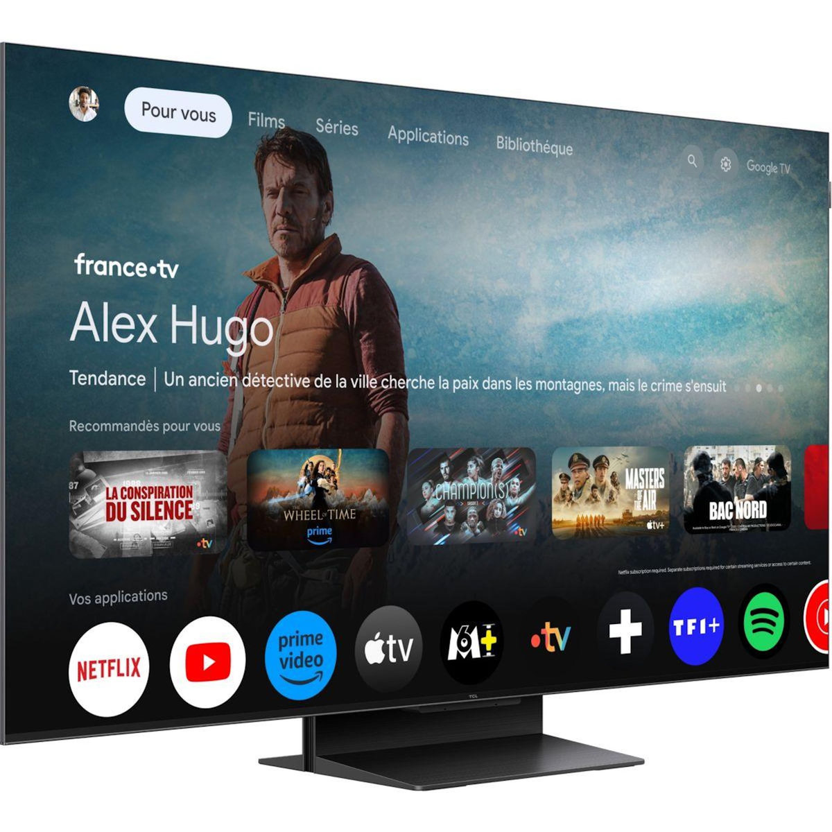 TCL TV Mini Led 50C79K 2025-50 pouces (126cm)