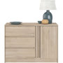 Voir la diapositive 4 : Commode 3 tiroirs 1 porte L109 cm PIA