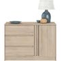 Voir la diapositive 4 : Commode 3 tiroirs 1 porte L109 cm PIA