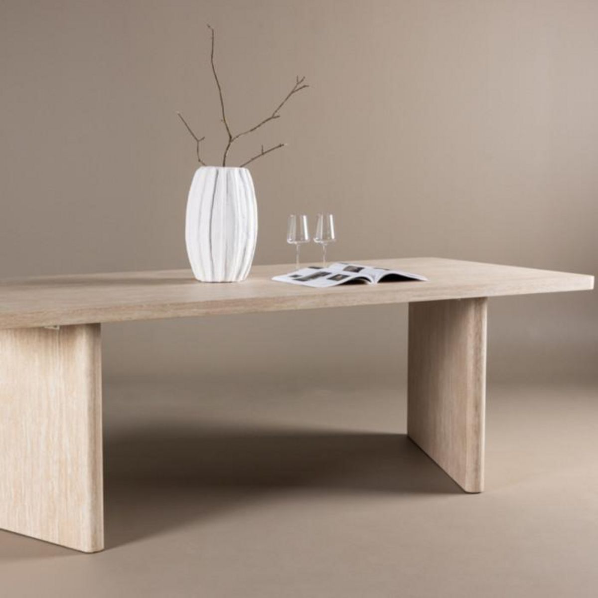 Paris Prix Table à Manger Design  Skagen  240cm Beige