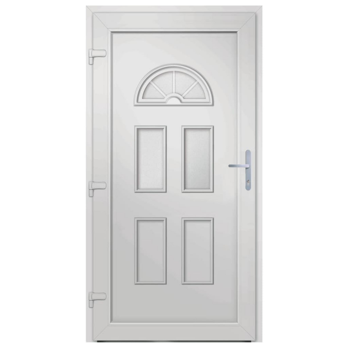 VIDAXL Porte d'entree Blanc 98x208 cm PVC