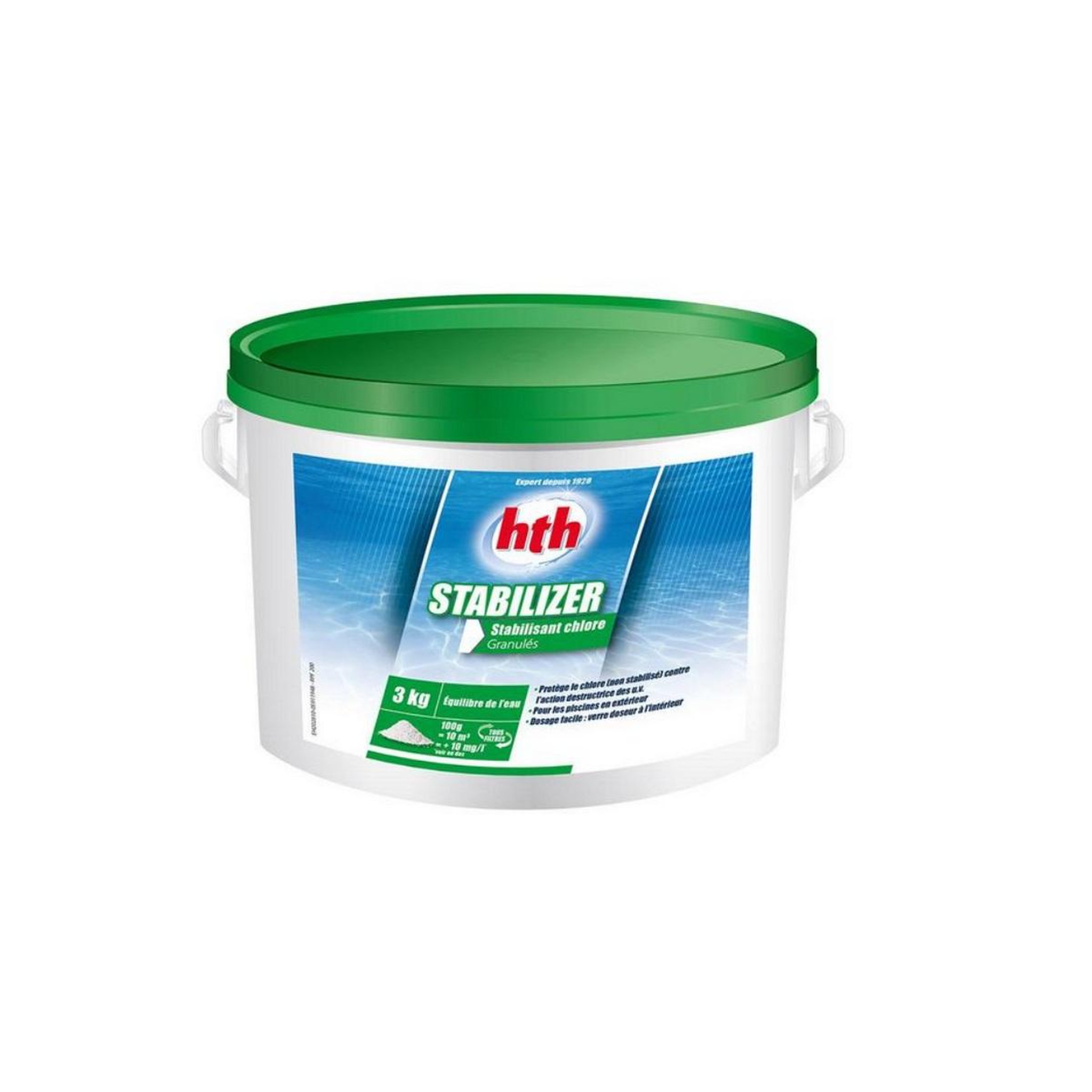 HTH Stabilisant de chlore en granules 3kg - s800612h1