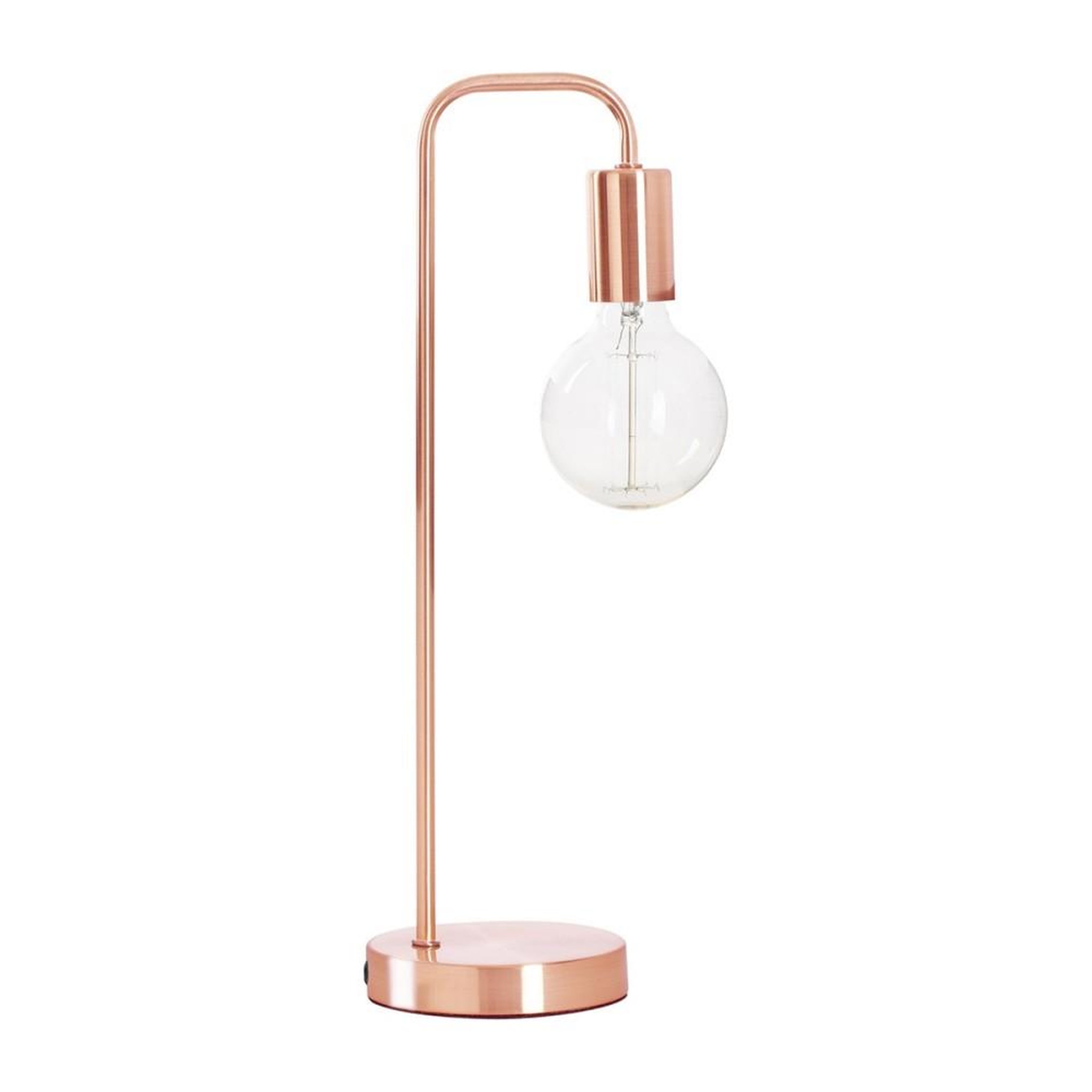 Voir la diapositive 1 : ATMOSPHERA Lampe métal cuivre Keli 46 cm