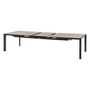 Voir la diapositive 5 : HESPERIDE Table de jardin extensible en aluminium effet bois 14 places EVASION