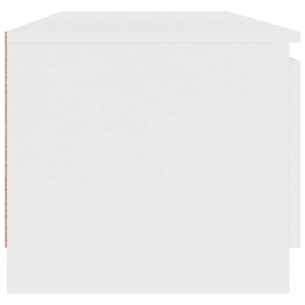 VIDAXL Meuble TV Blanc 140x40x35,5 cm Bois d'ingenierie