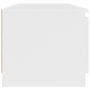 Voir la diapositive 5 : VIDAXL Meuble TV Blanc 140x40x35,5 cm Bois d'ingenierie