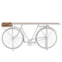Voir la diapositive 2 : Paris Prix Console Vintage en Métal  Vélo  185cm Blanc