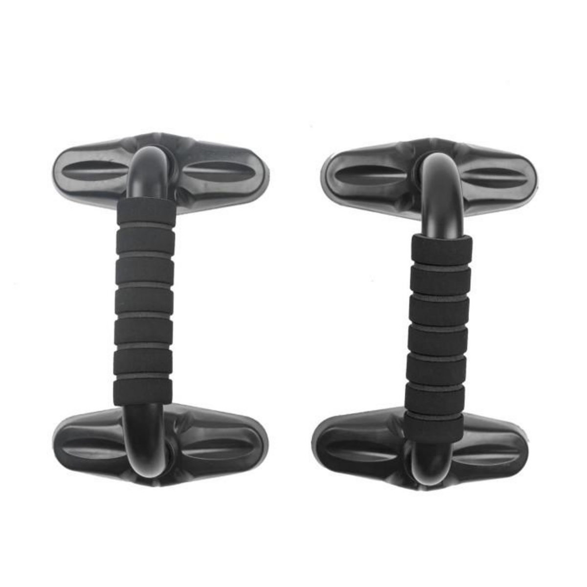 Paris Prix Lot de 2 Poignées d'Appui Pompes  Fitness  23cm Noir