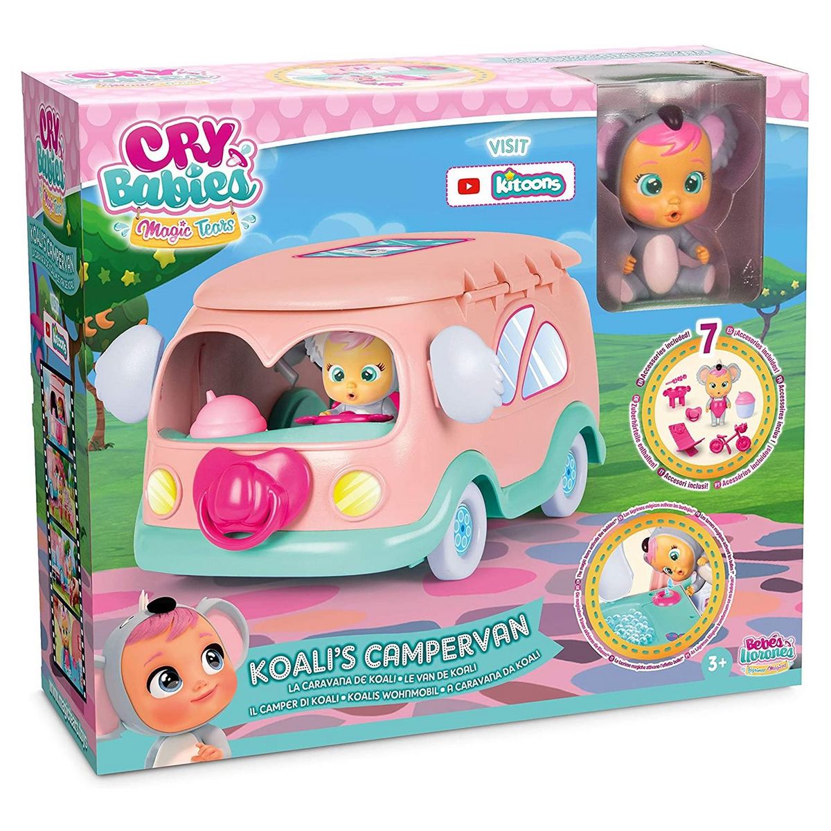 IMC TOYS Camping car de Koali Cry babies