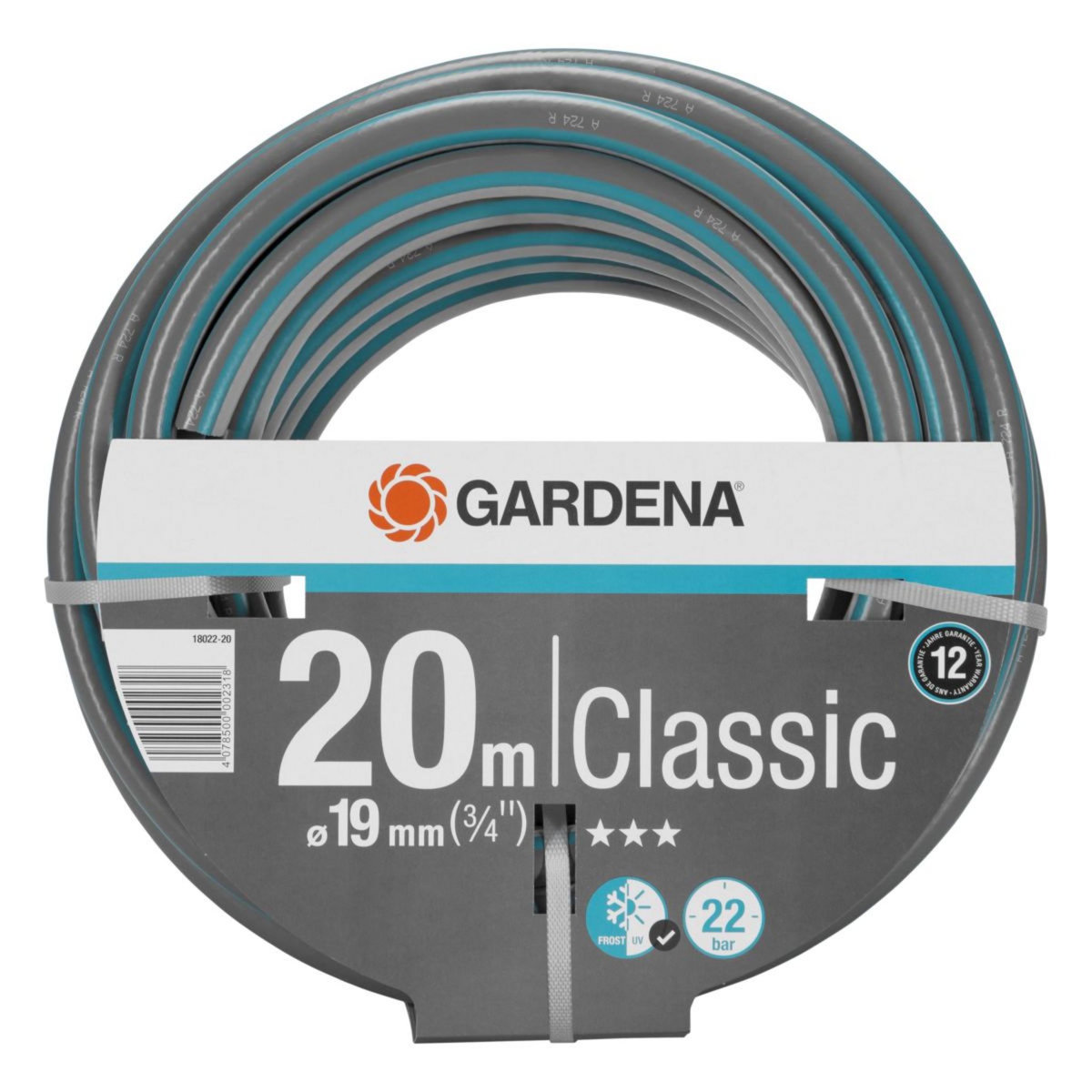 GARDENA Tuyau d'arosage Classic 19 mm - couronne de 20 m