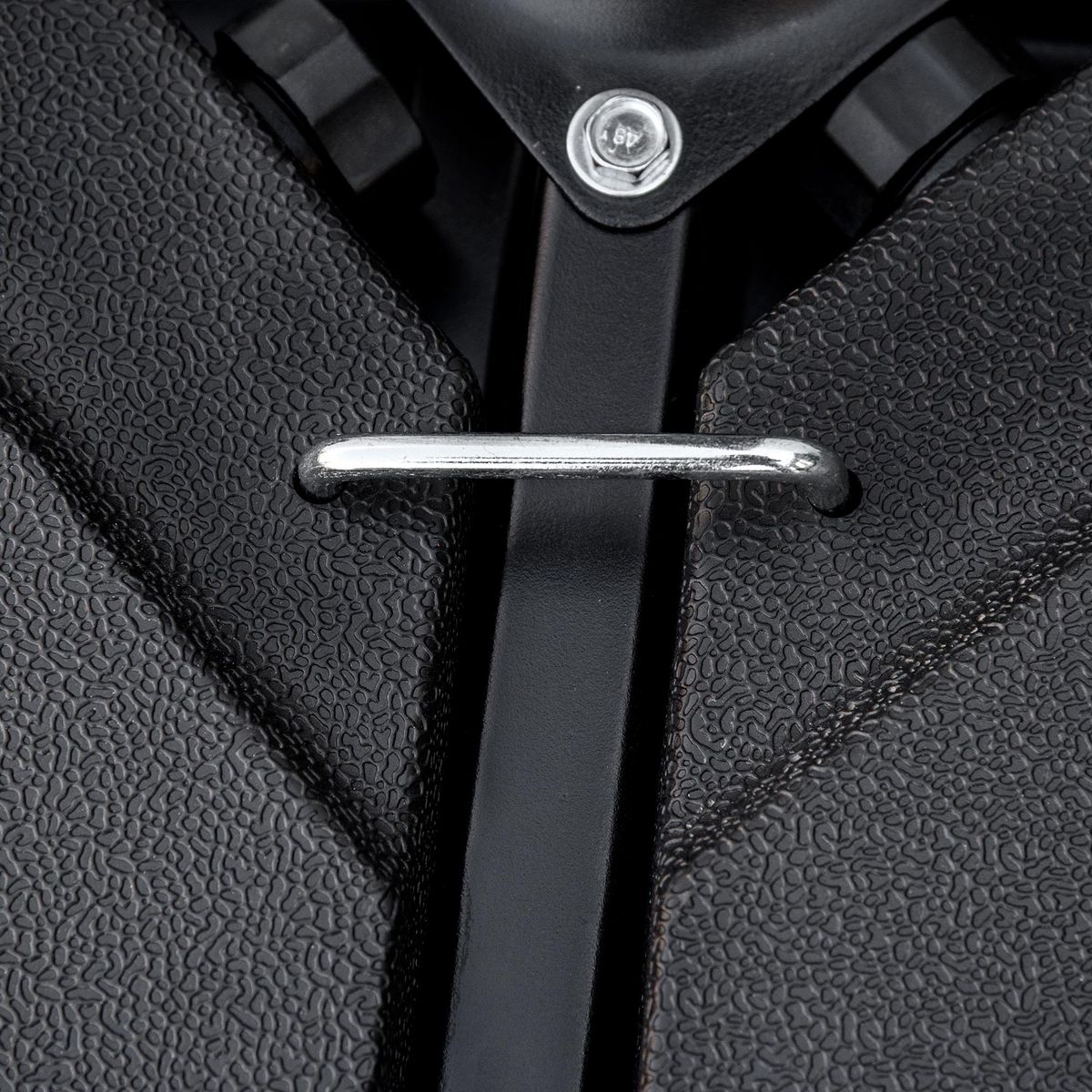 OUTSUNNY Pied de parasol lot de 4 dalles pour parasol à lester dim. tot. 100L x 100l x 6,8H cm HDPE surface granuleuse noir