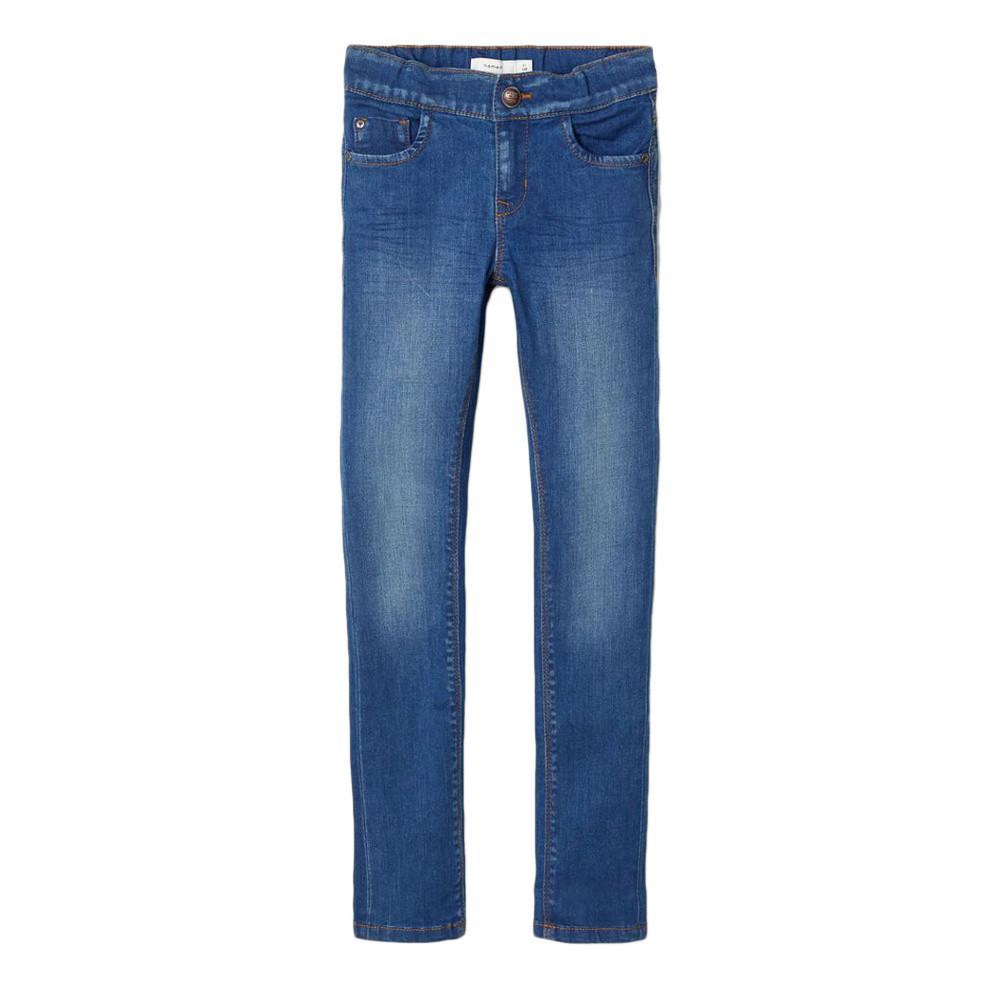 NAME IT Jean  Fille Name It Polly. Coloris disponibles : Bleu