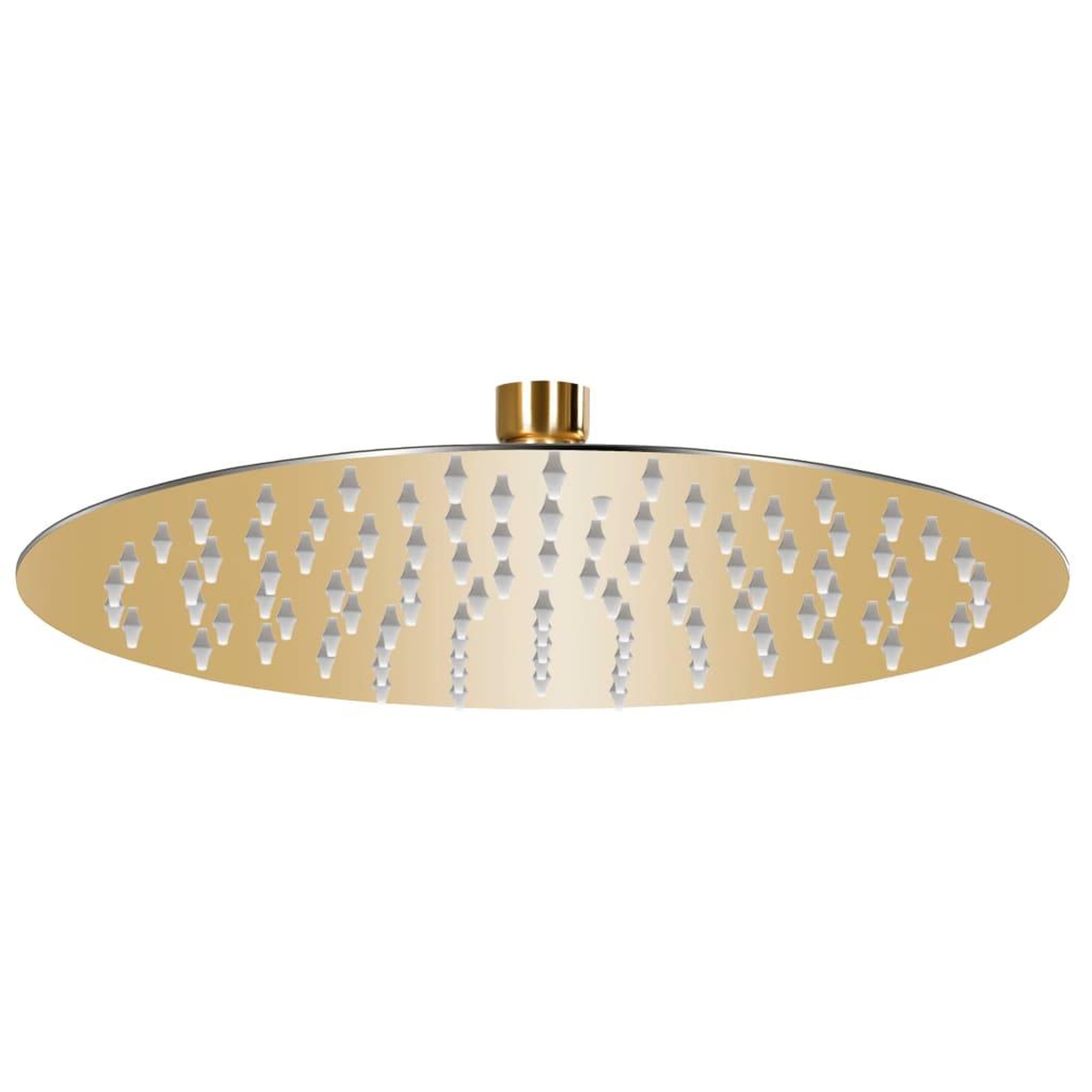 VIDAXL Pomme de douche pluie Acier inoxydable 25 cm Ronde Dore