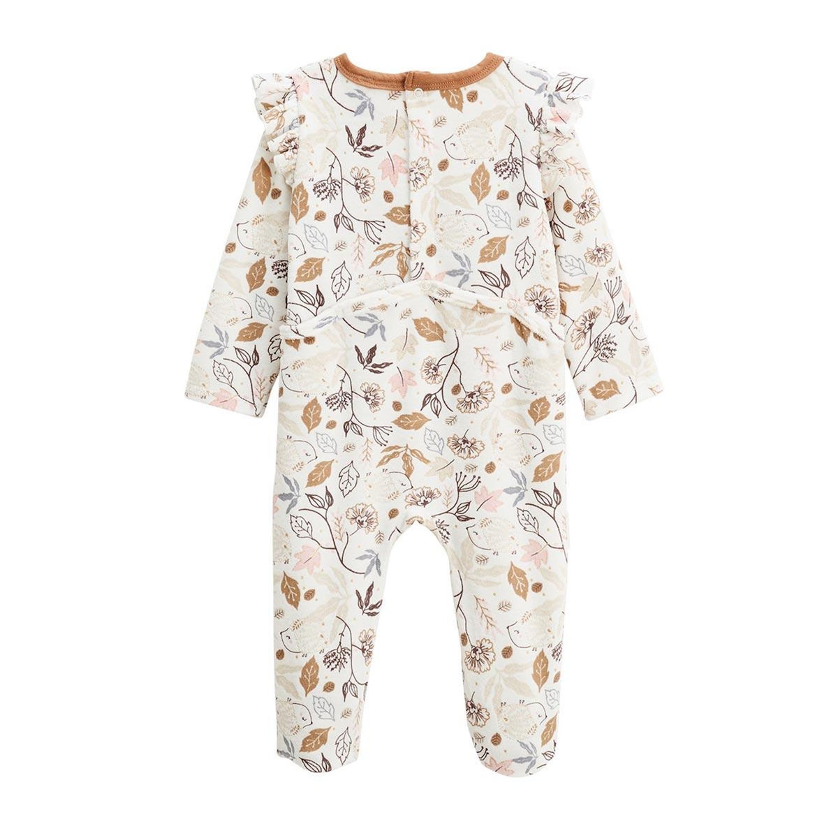 Petit Béguin Pyjama bébé en velours Chincha