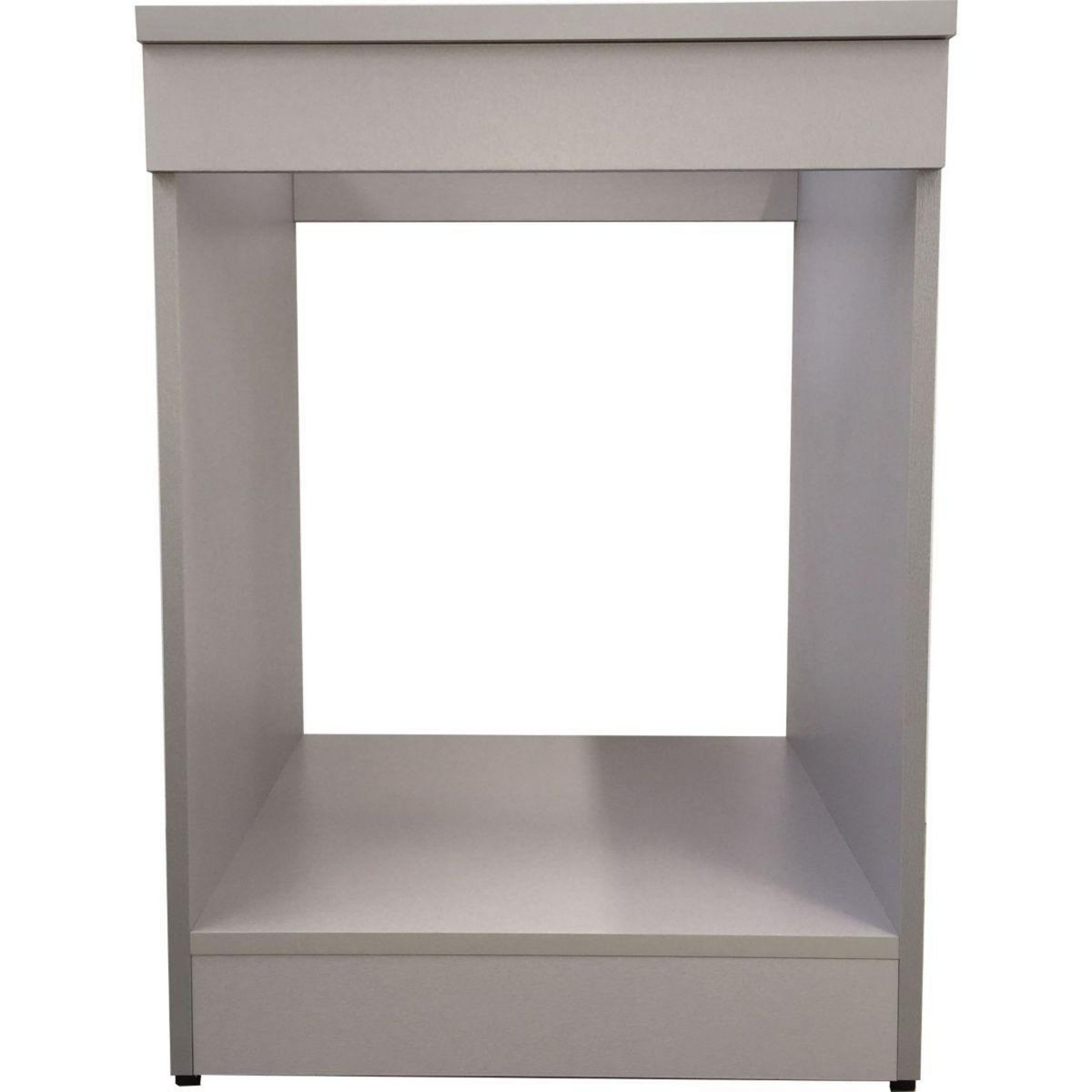 Brandy Best Meuble 60CM POUR ENCASTREMENT silver
