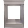 Voir la diapositive 1 : Brandy Best Meuble 60CM POUR ENCASTREMENT silver