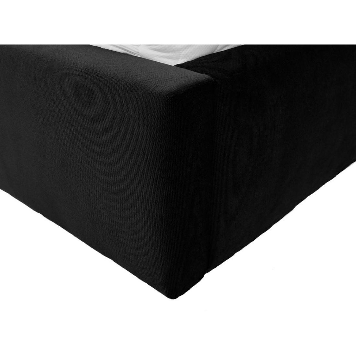 BEST MOBILIER Esmee - lit coffre - 160x200 cm - en velours - sommier inclus