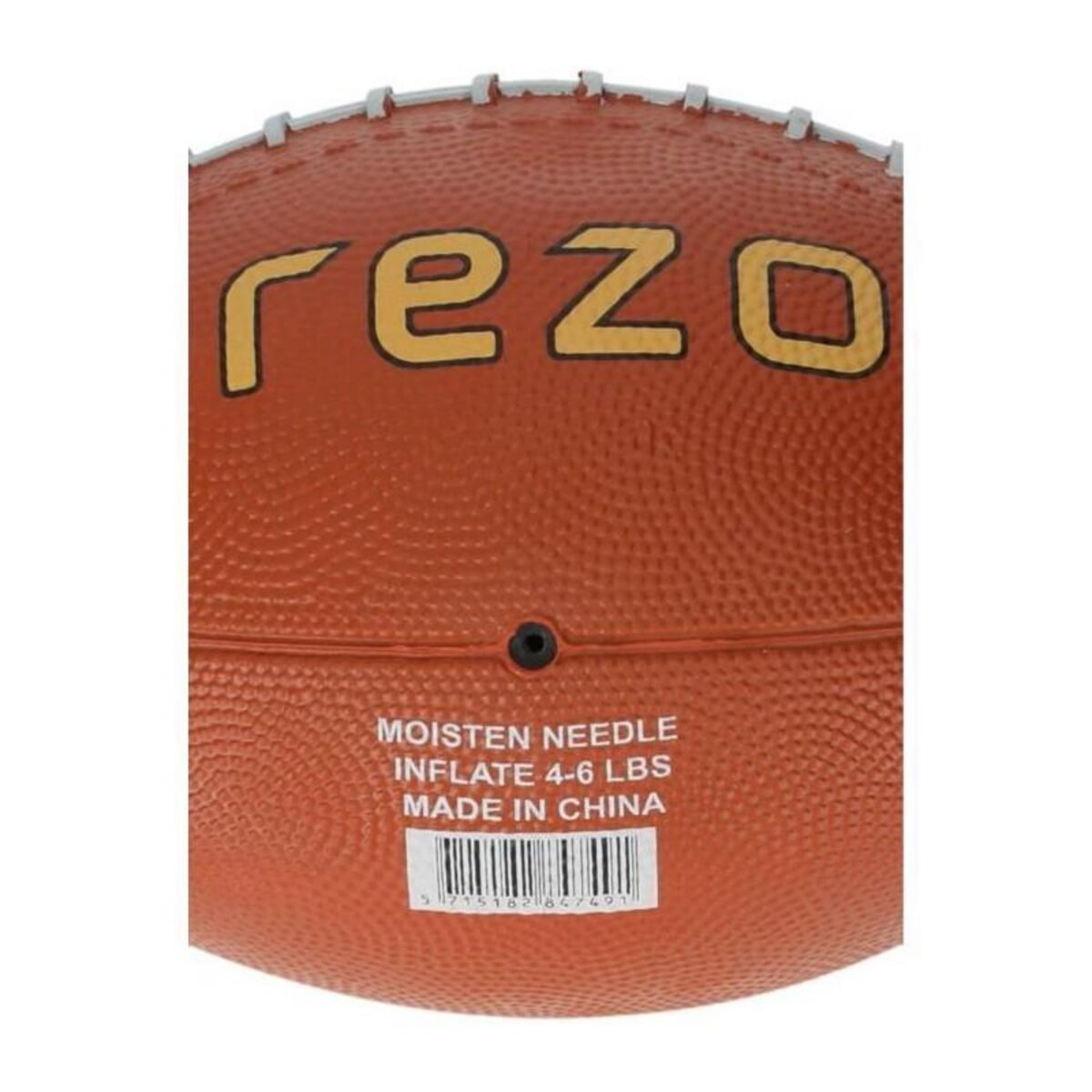GENERIQUE Ballon de football américain - REZO - Caoutchouc - Taille 3 - Marron - Pour loisirs