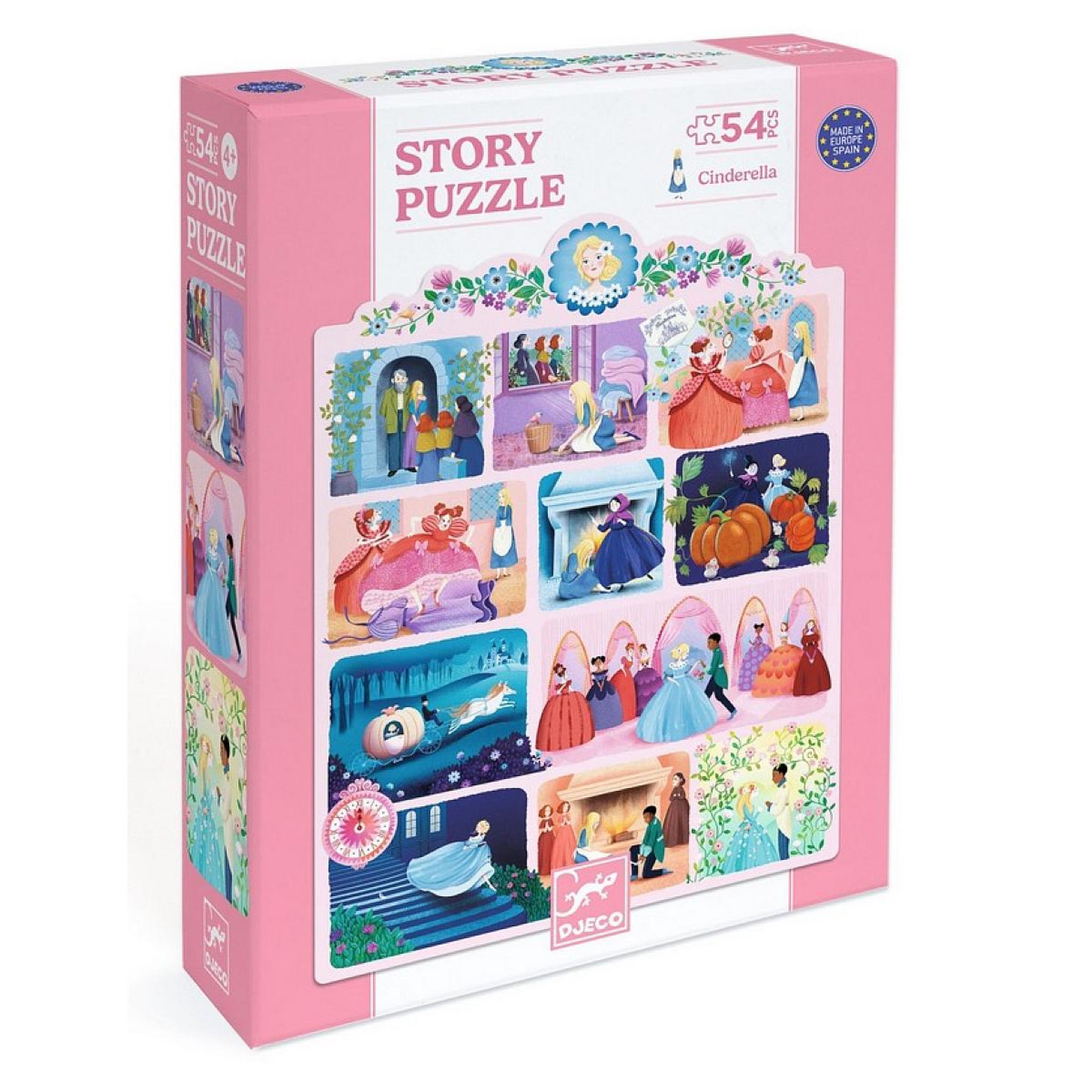 Djeco STORY PUZZLES - Cendrillon - 54 pcs - FSC MIX