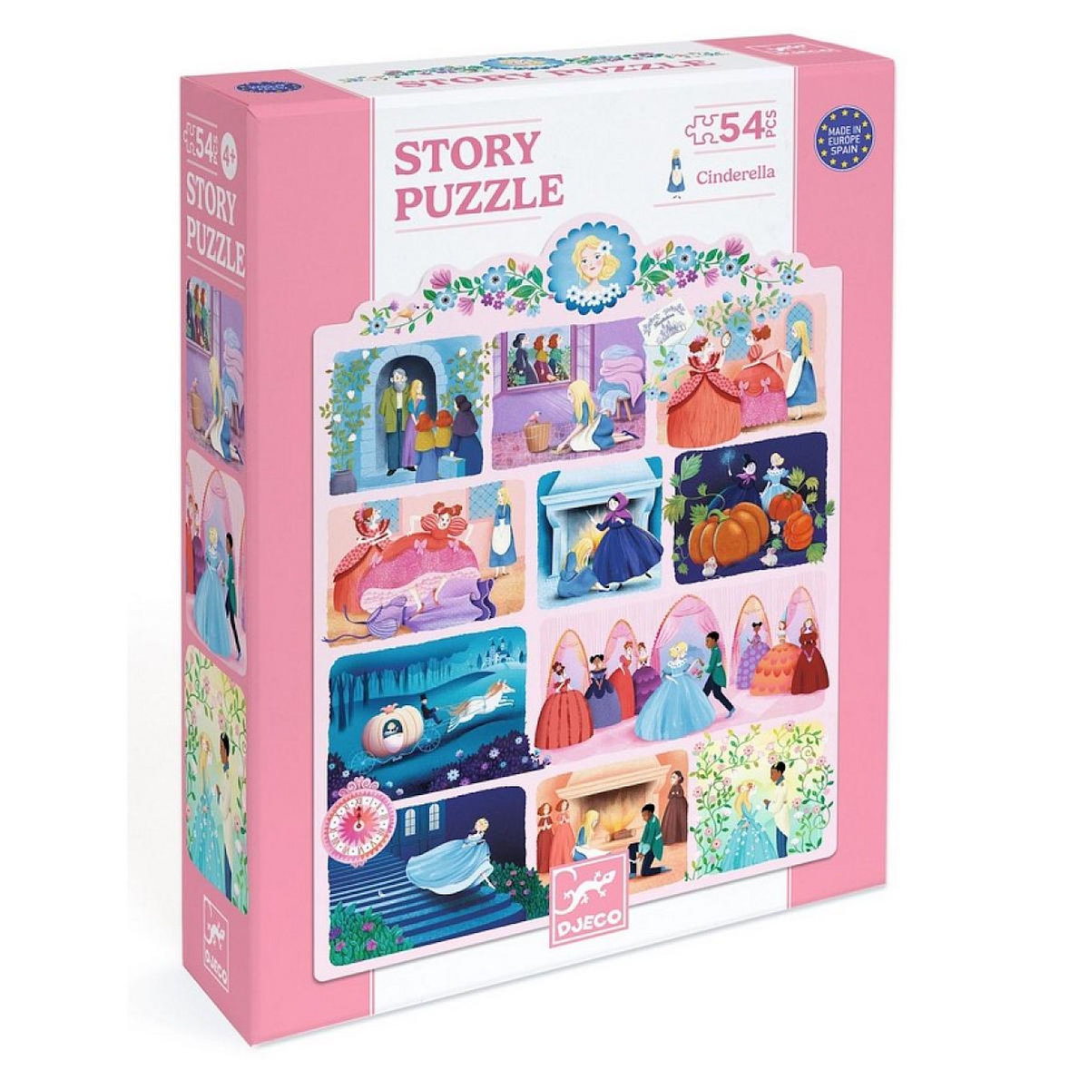 Djeco STORY PUZZLES - Cendrillon - 54 pcs - FSC MIX